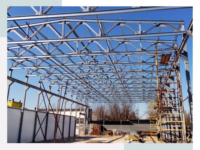 Строительство цехов в Луховицы от 621 руб. под ключ