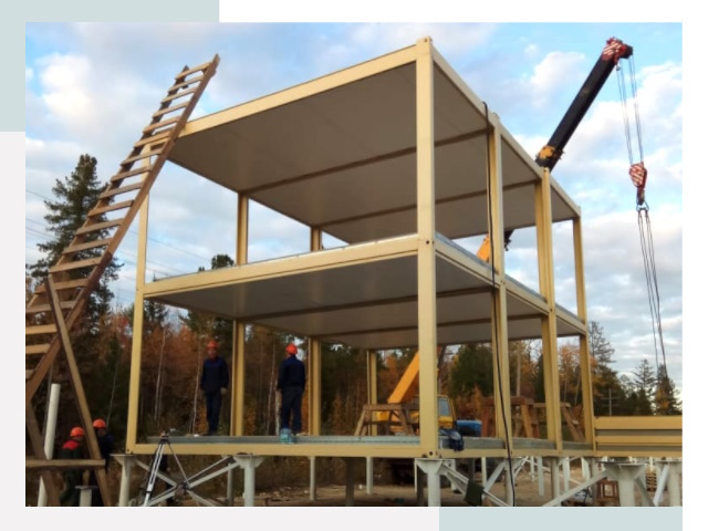 Строительство модульных здания Луховицы