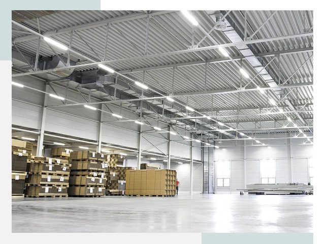 Освещение ангаров в Луховицах